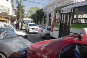 "Estas bocinas no son responsabilidad de los trabajadores", dijo Arvalo mientras el caos vehicular crece en el centro