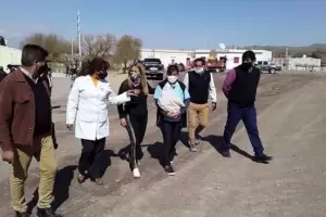 Supervisin, y puesta en marcha de obras en  Saujil y Medanitos