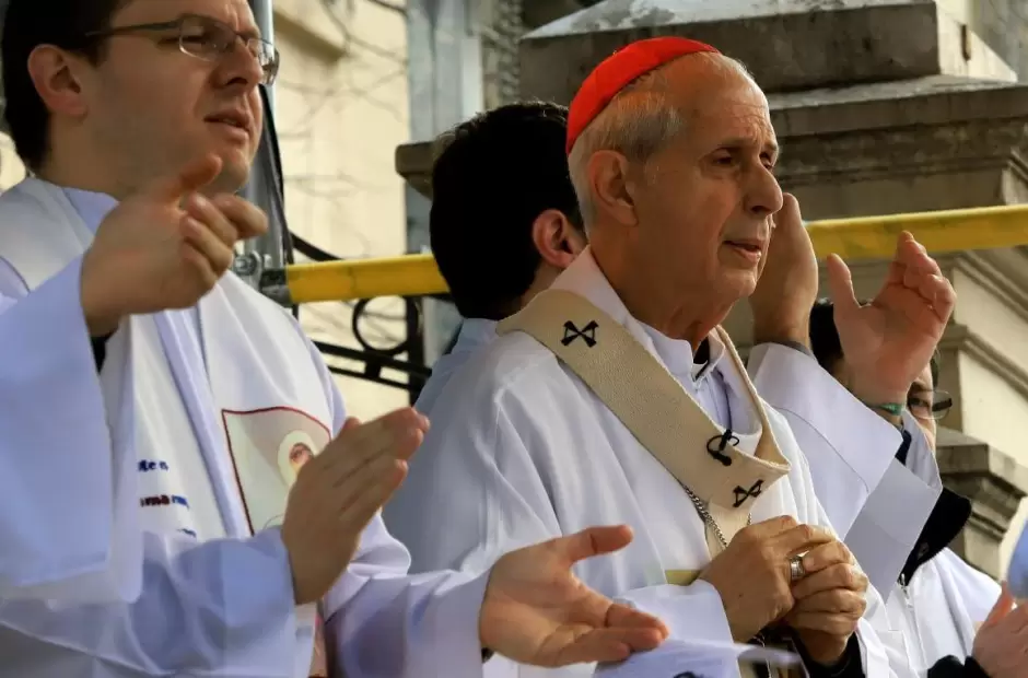 Arzobispo Mario Poli en la celebraci�n del 2019