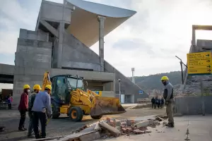 Tras un acuerdo con Capdevila, inici� la restauraci�n del Estadio Bicentenario