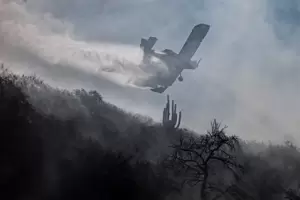 Controlaron el incendio en las Sierras de El Gracin