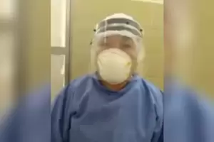 "Aydennos, por favor": el emotivo pedido de una enfermera saltea que lucha contra el coronavirus