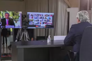 Alberto Fernndez: "Mucha gente cay en el pozo y estamos empecinados en ayudarlos"