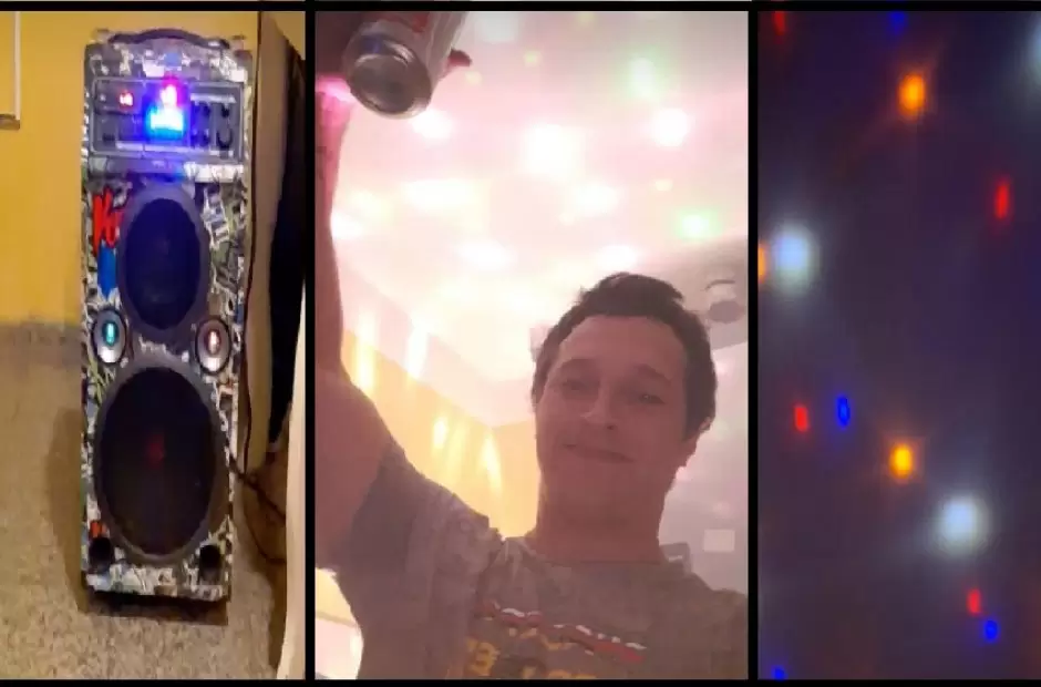 Persichetti subi� a las redes el festejo de su cumplea�os.