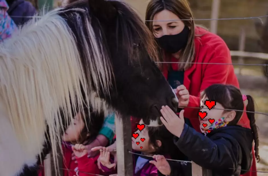 Los ni�os festejaron su d�a en la Granja La So�ada, donde disfrutaron de una jor