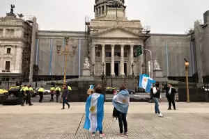 26A: comenz el acampe frente al Congreso contra la reforma judicial