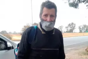 Ricardo, el albail que decidi caminar 45 kilmetros para ir a una "changa"