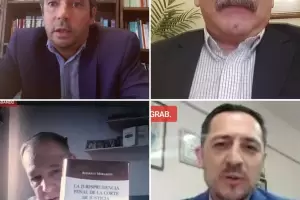 El juez penal juvenil, Rodrigo Morabito, present su libro, va online, Jurisprudencia