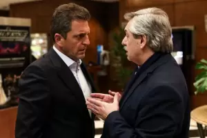 Qu le dijo Alberto Fernndez a Sergio Massa tras el pornozoom del diputado Juan Ameri