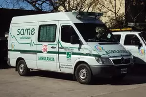 Un auto y una moto colisionaron en la Cuesta El Portezuelo