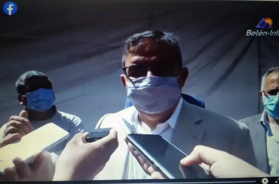 Ral Jalil en dilogo con la prensa en Beln