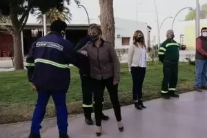 Celebraron el Da del camino y del trabajador vial en Fiambal