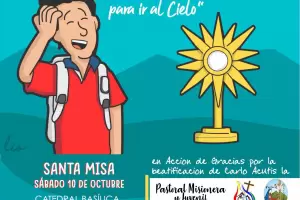 Accin de gracias de los jvenes por la beatificacin de Carlo Acutis