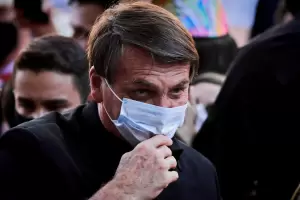 Le prohibieron el ingreso al estadio a Bolsonaro por no estar vacunado