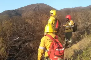 Lograron contener el incendio en El Ambato