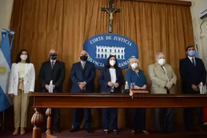 Martel y Gmez asumieron como nuevos ministros de la Corte de Justicia