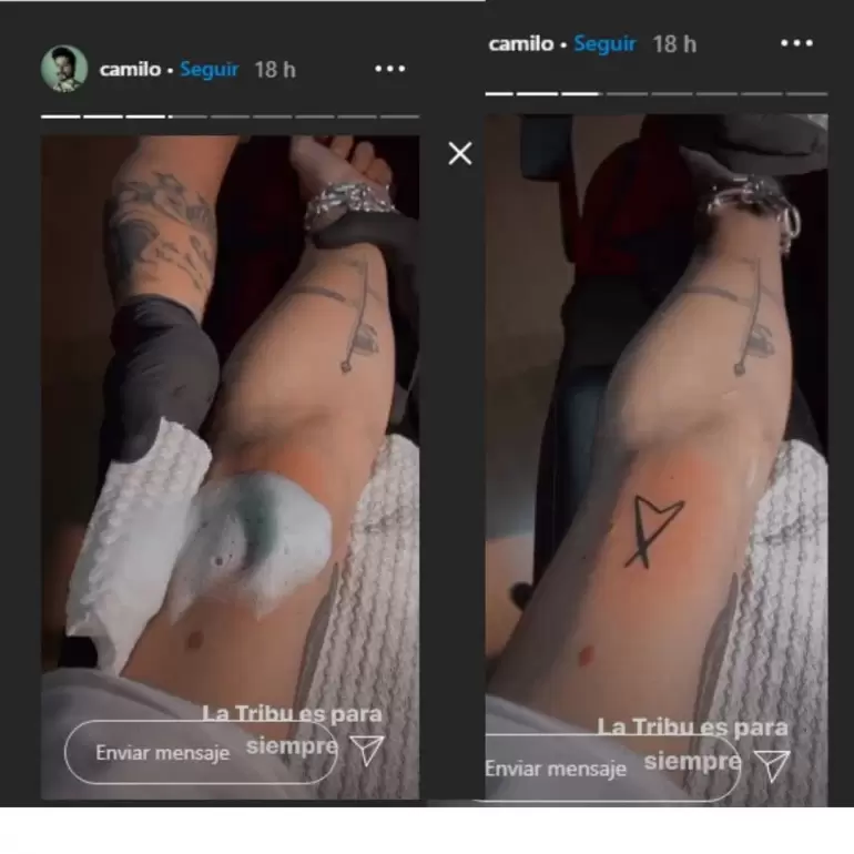 Camilo se hizo un nuevo tatuaje y sorprendió con la dedicatoria - La Unión  Digital