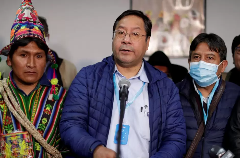 Luis Arce (MAS) se proclam� ganador de las elecciones presidenciales