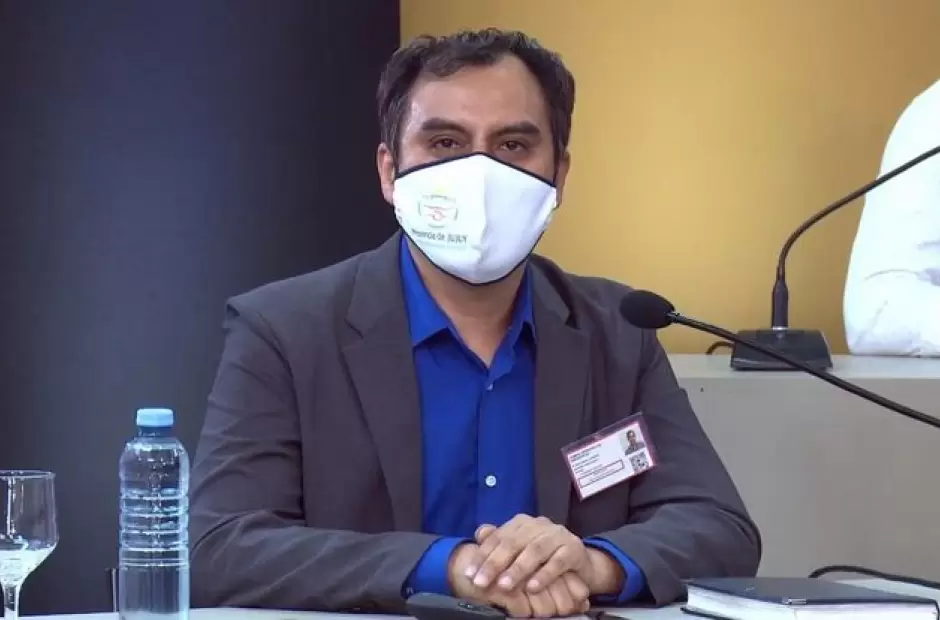 Omar Gutirrez, titular del COE jujeo.