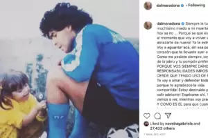 El emotivo mensaje de Dalma Maradona tras la muerte de Diego: Te voy a amar y defender toda mi vida