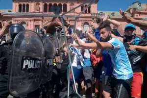 El Gobierno denunci a Larreta y a Santilli por la represin en el velatorio de Maradona