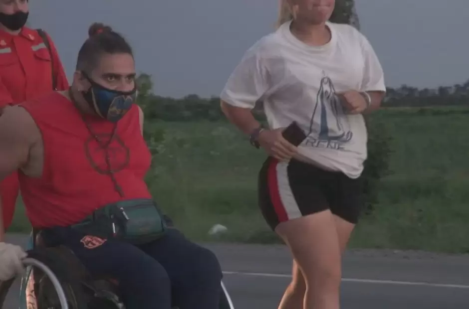 El joven de 27 a�os realiza su s�ptima peregrinaci�n.