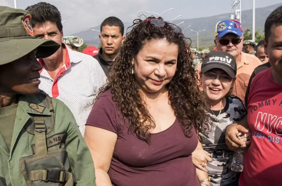 Iris Varela, ex Ministra de Servicios Penitenciarios y actual candidata por el P