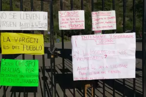 Polmico traslado de la Imagen de la Virgen del Valle que est en La Gruta