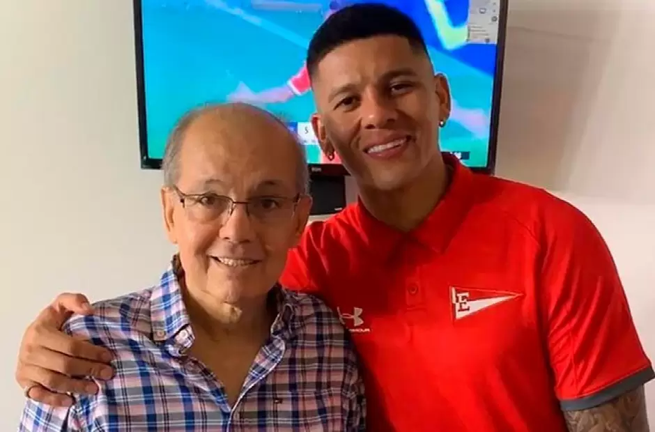 Marcos Rojo es uno de los futbolistas que despidi� a Alejandro Sabella en las re