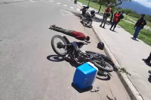 Tres motociclistas heridos en sendos siniestros viales