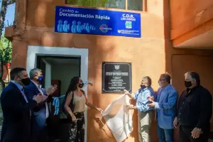 Jalil inaugur la ampliacin del CAPS y un Centro de Documentacin en Las Juntas
