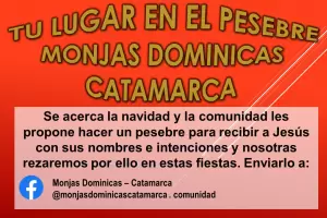 Propuesta de las Monjas Dominicas: tu lugar en el pesebre
