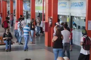 Joven caus un desorden en la terminal y fue arrestado