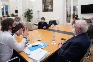 Coronavirus en la Argentina: Cafiero recibi a Fernn Quirs y Gollan porque no bajan los contagios