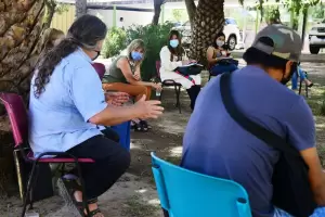 Palladino dialog con autoridades indgenas sobre medicina ancestral y el acceso a la salud