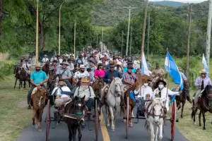 Las agrupaciones gauchas le rindieron homenaje a Esqui