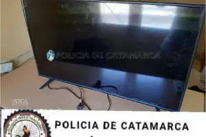 Recuperan un televisor sustrado en Valle Viejo