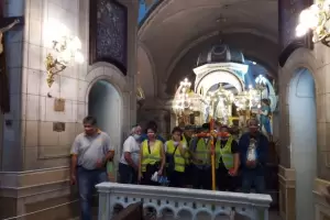 Peregrinos comienzan a llegar al Camarn de la Virgen