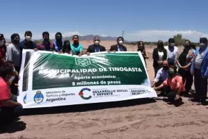 Aporte de 8 millones de pesos para Tinogasta