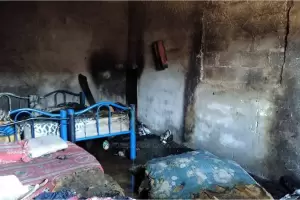 Se incendi una vivienda en la zona norte por un cortocircuito