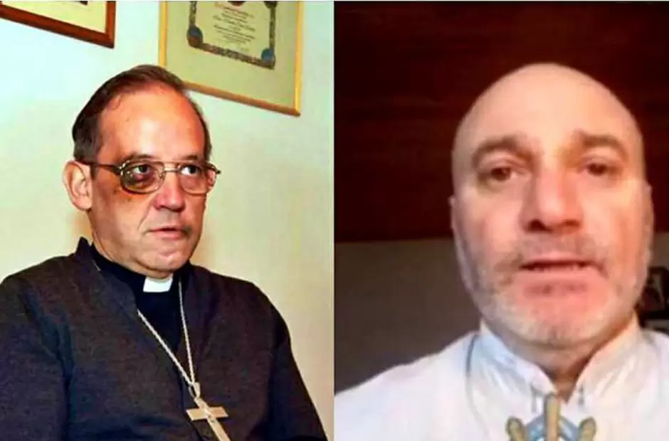 Obispo agredido y sacerdote agresor.