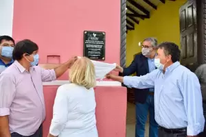 Inauguracin de las refacciones de la iglesia San Antonio de Padua