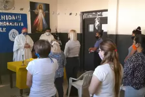 Visita de la Virgen y Misa de Navidad en las crceles