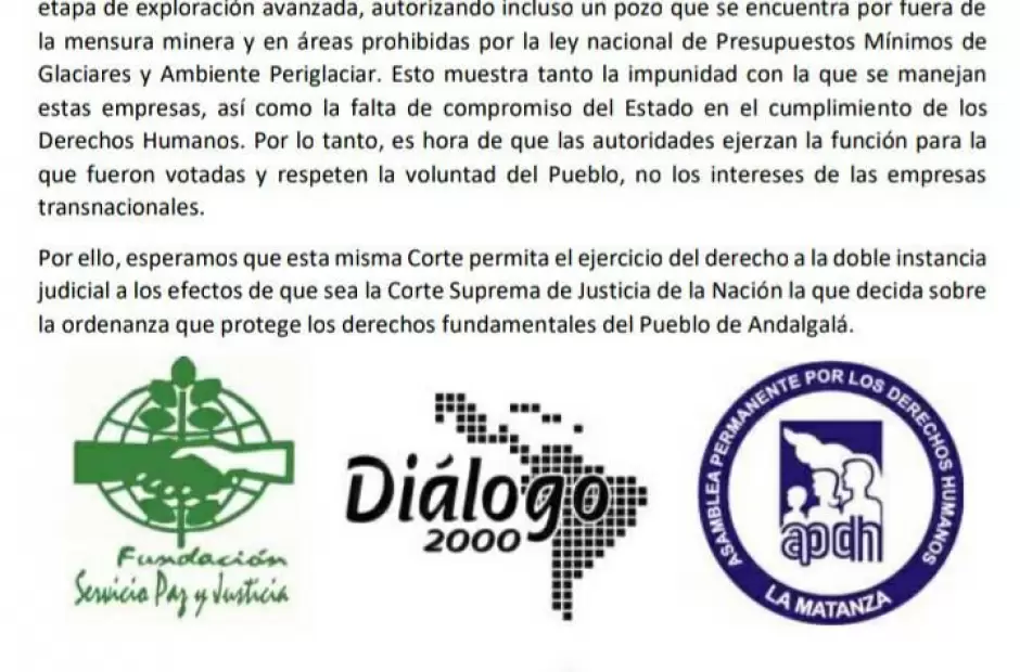 Comunicado de diferentes organizaciones y personas vinculadas a la lucha por los