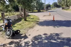 Valle Viejo: derrap en una moto y result lesionada