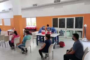 Los primeros vacunados, en imgenes