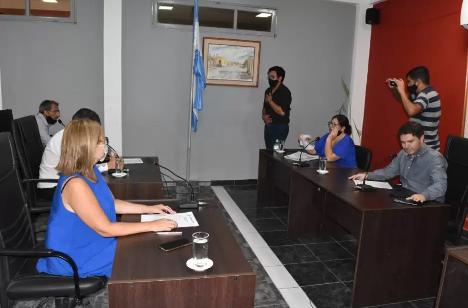 Los concejales de Valle Viejo en la ltima sesin del ao.