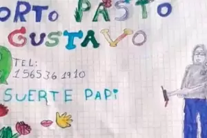 "Suerte papi": su hijita lo ayud y logr conseguir trabajo