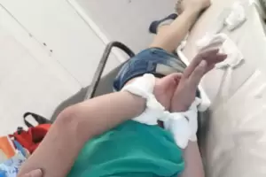 Denunci pblicamente al Hospital San Juan Bautista por mala atencin a su hijo