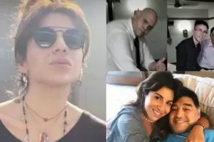 Gianinna Maradona habl de las fotos de Diego muerto